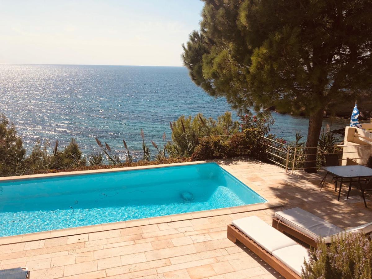 Villaparadiso Beach Front Villa Makris Gialos Argostoli  Ngoại thất bức ảnh